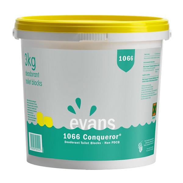 Evans-1066-Conqueror-Non-PDCB-Yellow-Urinal-Deodorant-Blocks-3kgTub
